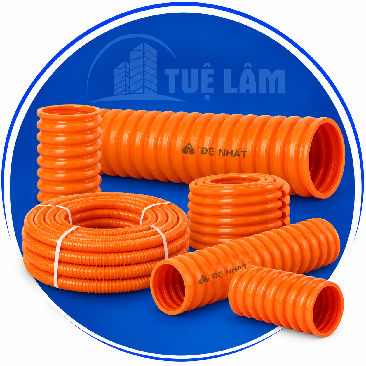Ống PE gân xoắn và phụ kiện Đệ Nhất